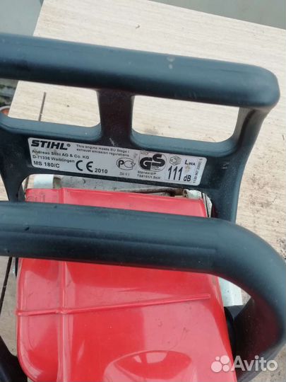 Бензопила штиль мс 180