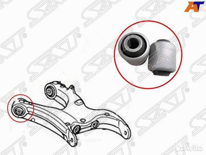 Сайлентблок заднего нижнего рычага передний BMW X