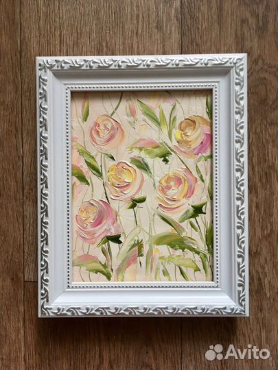 Картина маслом Первая любовь