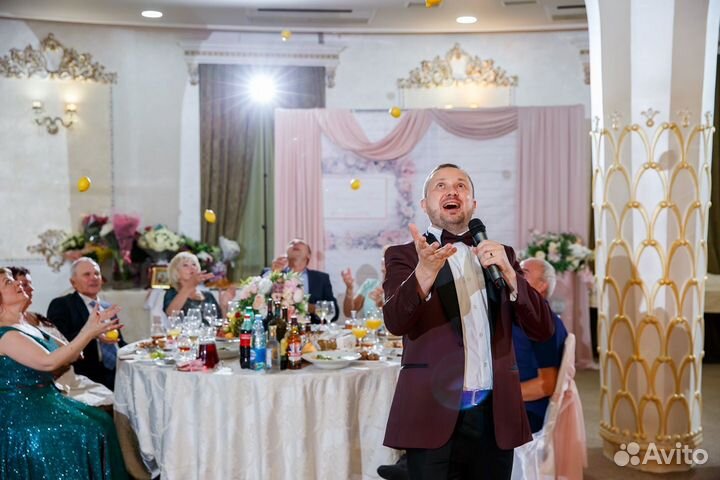 Ведущий + DJ+ свет + звук на свадьбу, корпоратив