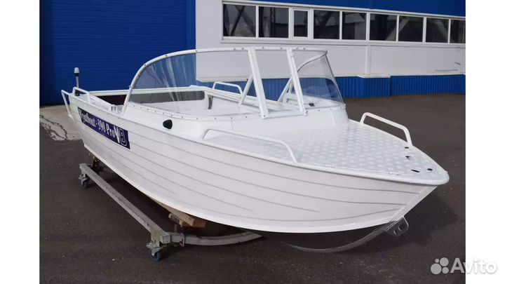 Лодка Wyatboat-390 Pro Увеличенный борт