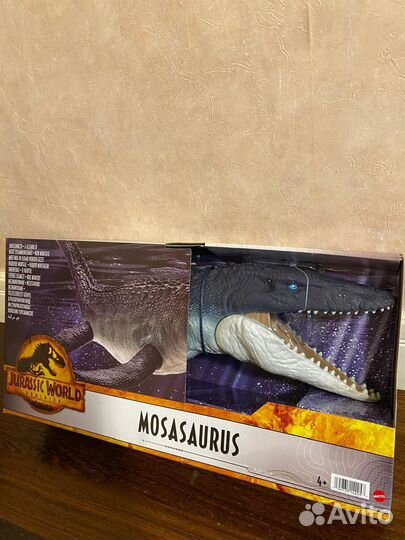 Мозазавр jurassic world Mattel
