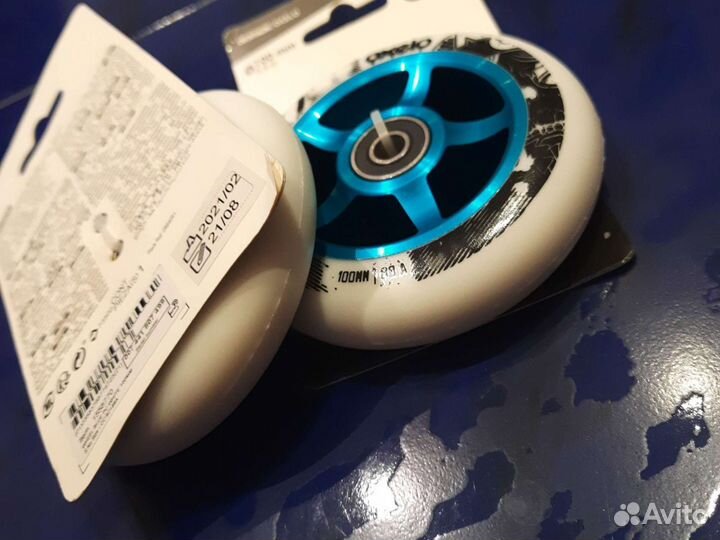 Фирменные колеса для трюкового самоката, новые