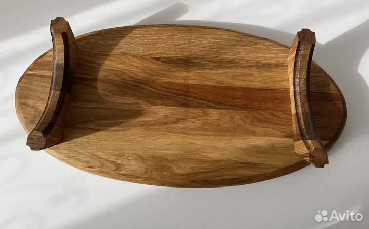 Блюдо сервировочное дуб