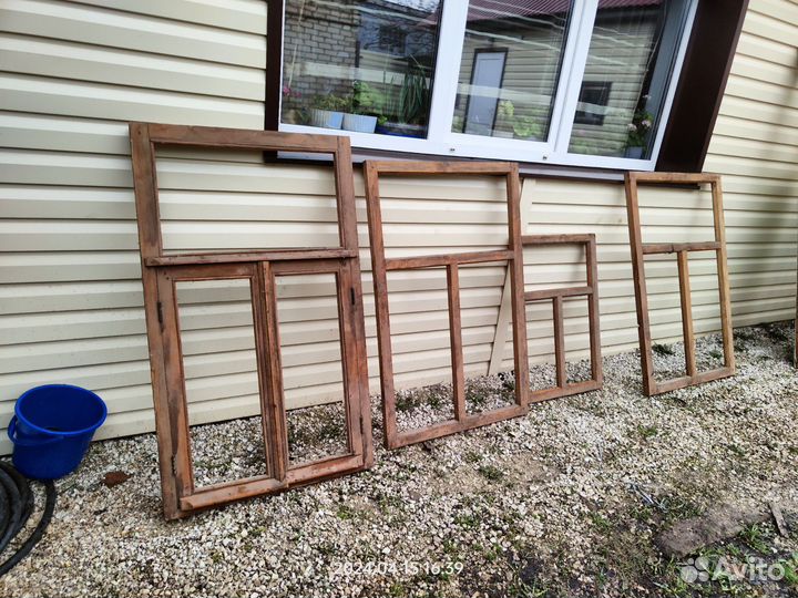 Деревянные оконные рамы бу