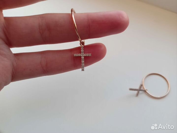 Золотые серьги конго 585 пробы