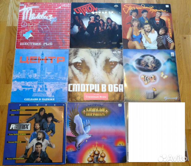 Виниловые пластинки СССР разные