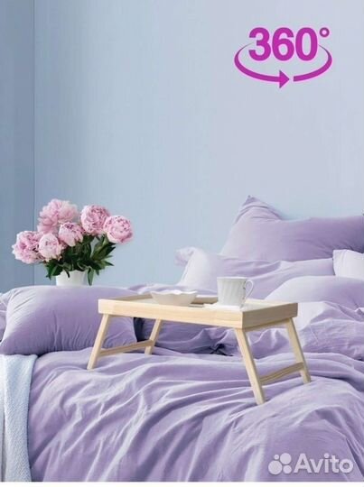 Поднос деревянный на ножках