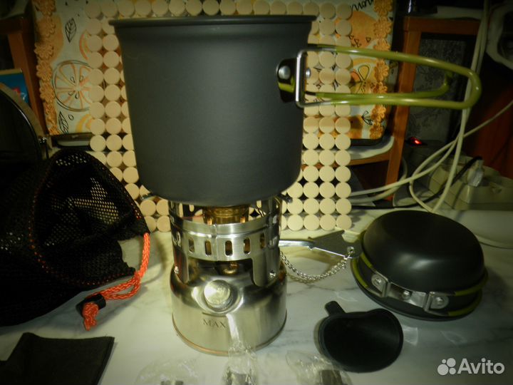 Примус бензиновый из нержавейки бесшумная горелка