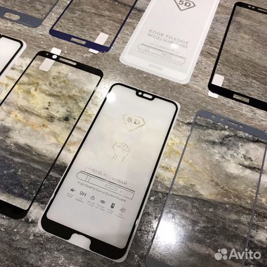 Защитное стекло 9D для Honor