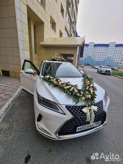 Свадебные украшения на машину аренда