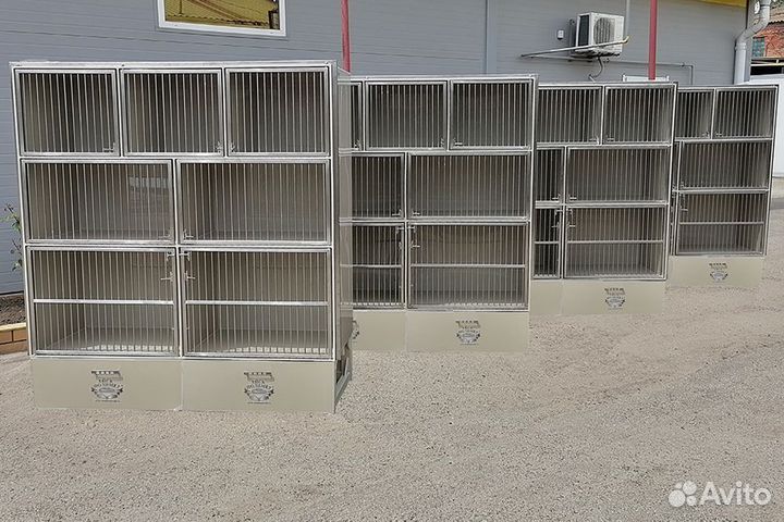 Клетка модель №2.1 с выдвижными ящиками