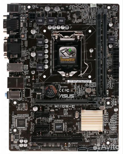 Материнская плата 1151 Asus h110m-c