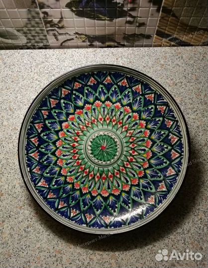 Тарелка ляган 32см синий