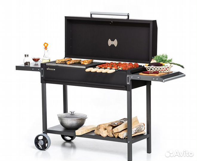 Мангал с крышкой