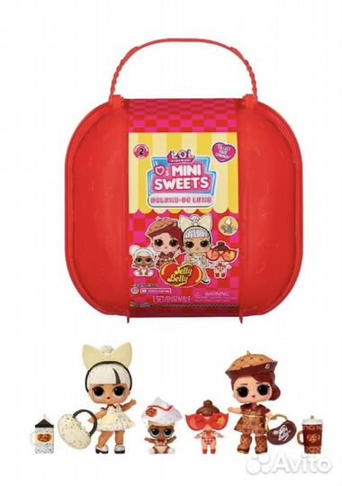 Чемодан Lol surprise Mini Sweets Оригинал Красный