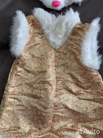 Новогодний костюм (зайки) для девочки