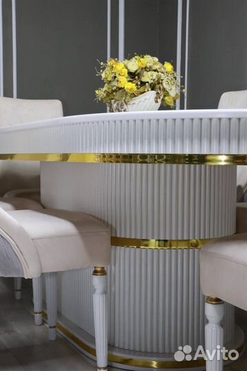 Обеденная группа стол стулья новый