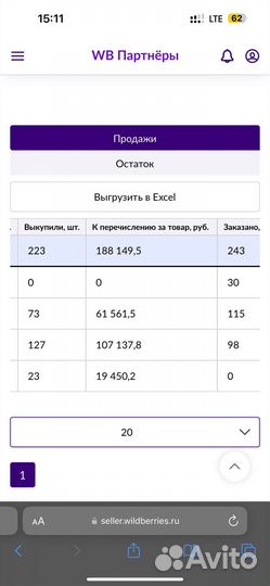 Работающий магазин на Вайлдбериз с товаром