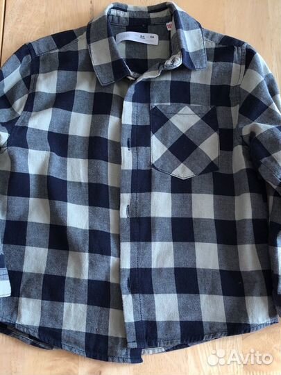 Рубашка zara для мальчика 104