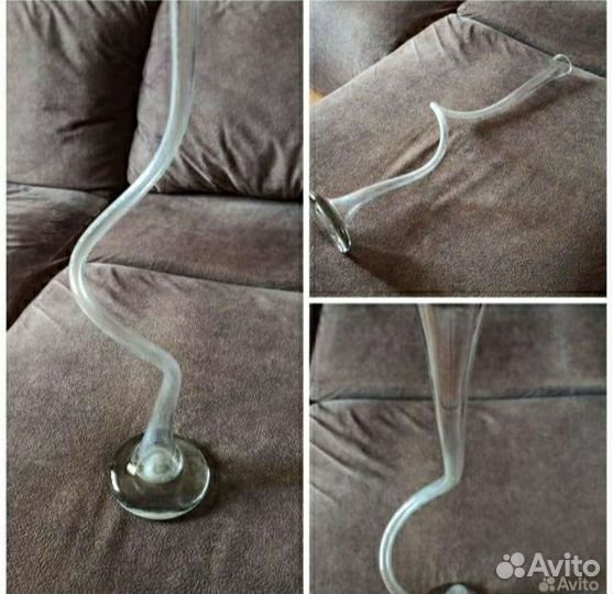 Ваза для под 1 цветок цветное стекло Икея Icea