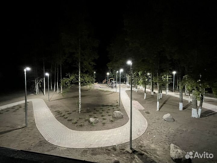 Монтаж уличного освещения