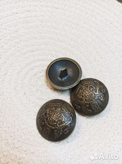 Пуговицы, сталь, Англия