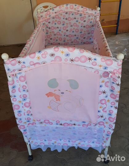 Кроватка манеж с матрасом