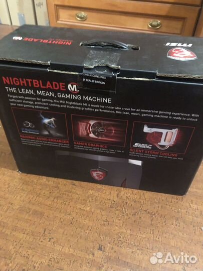 Игровой пк msi nightblade