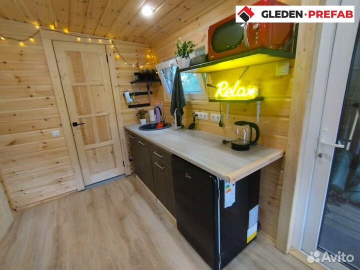 Модульный дом с отделкой для глэмпинга