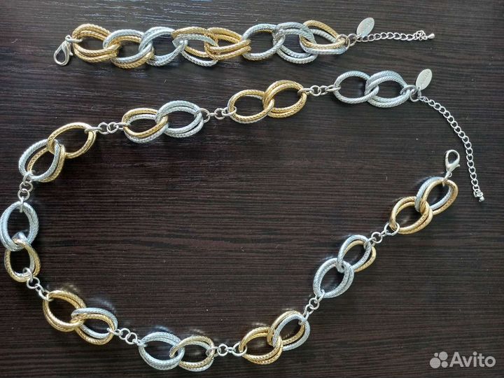 Цепь-колье + браслет Avon