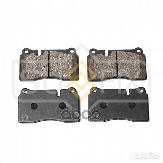 Колодки тормозные дисковые перед прав/лев B