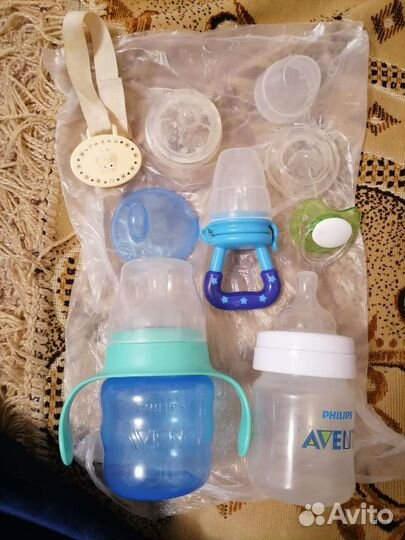 Пакет Бутылочки, соски, ниблер