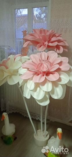 Интерьерные цветы, панно