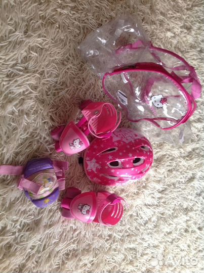 Роликовые коньки Hello kitty