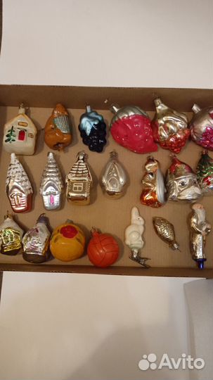 Елочные игрушки СССР