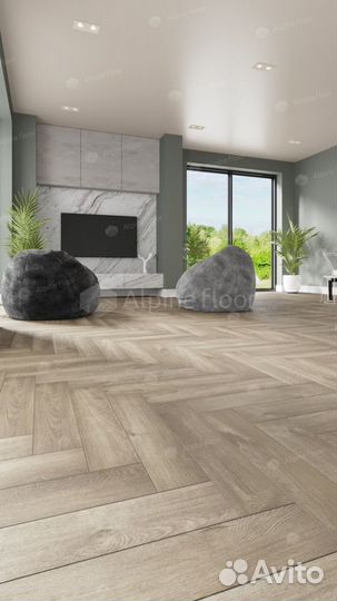 Кварцвинил SPC Alpine Floor parquet light дуб нату