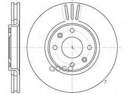 6604.10 диск тормозной передний Citroen C5, Pe