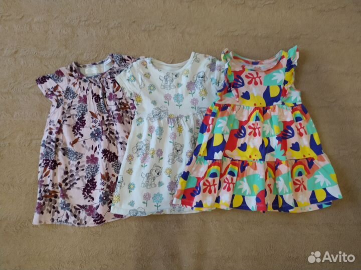 Пакет летних вещей для девочки 92-98 см Next Zara