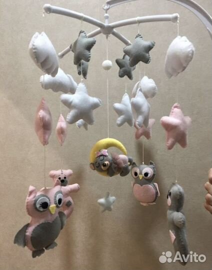 Мобиль из фетра