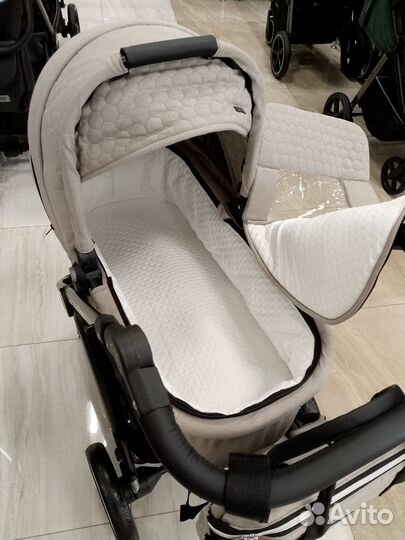 Коляска 2 в 1 Indigo mirage бежевый