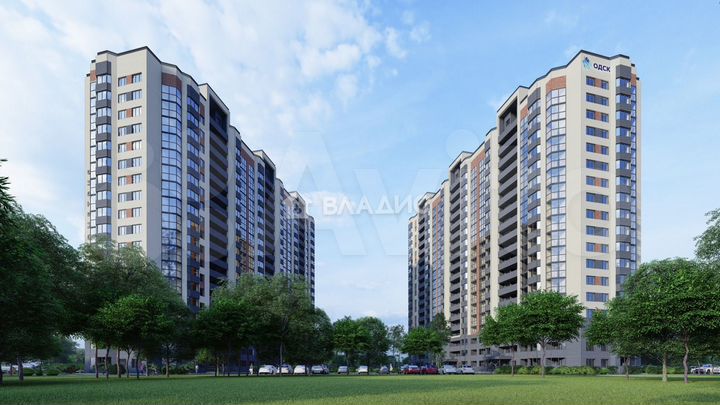 2-к. квартира, 71,5 м², 1/18 эт.