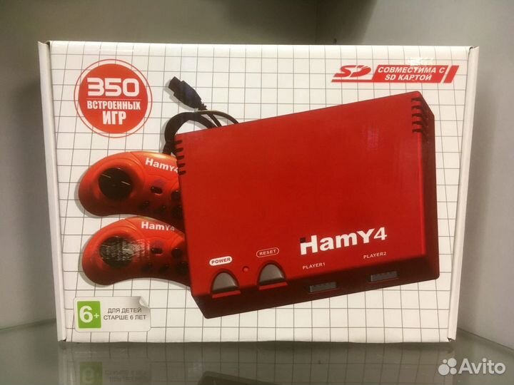 Hamy 4 350Игр Dendy+Sega 8+16bit sdкарта Classic R