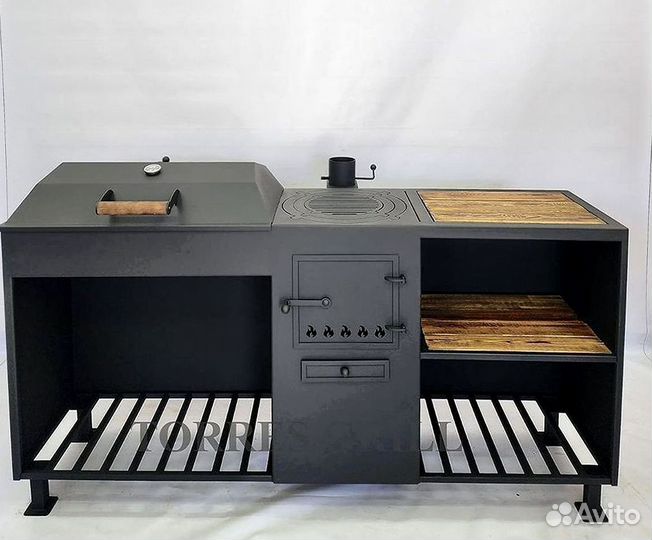 Мангал с крышей