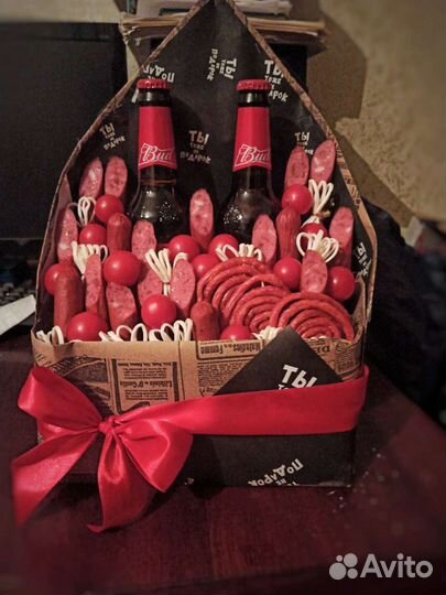 Съедобные букеты для мужчин