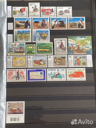 Почтовые марки автомобили