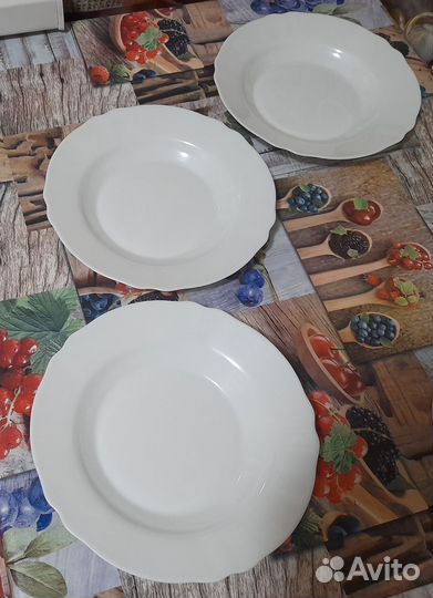 Тарелки закалённое стекло