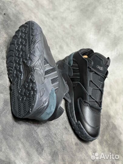 Adidas мужские кроссовки кожаные