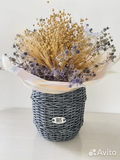 Кашпо из экоротанга