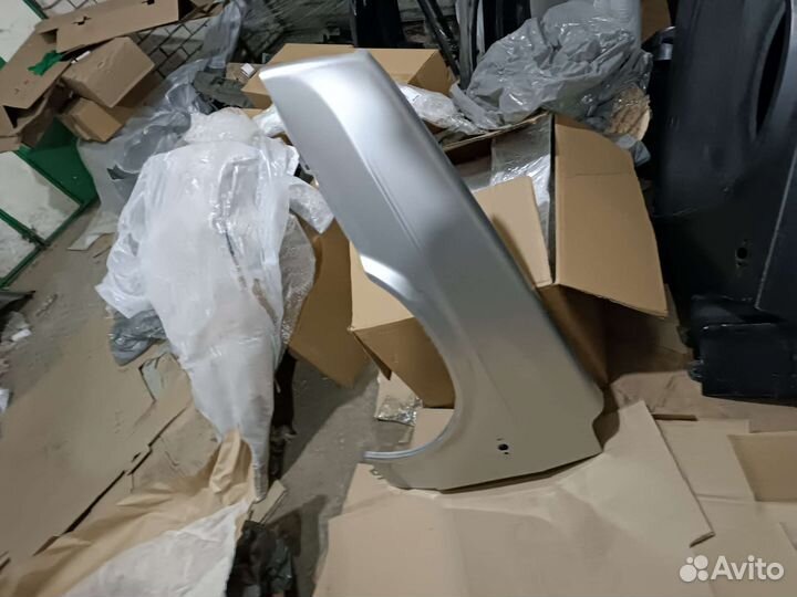 Крыло левое ваз 2109 цвет серебристый снежная коро